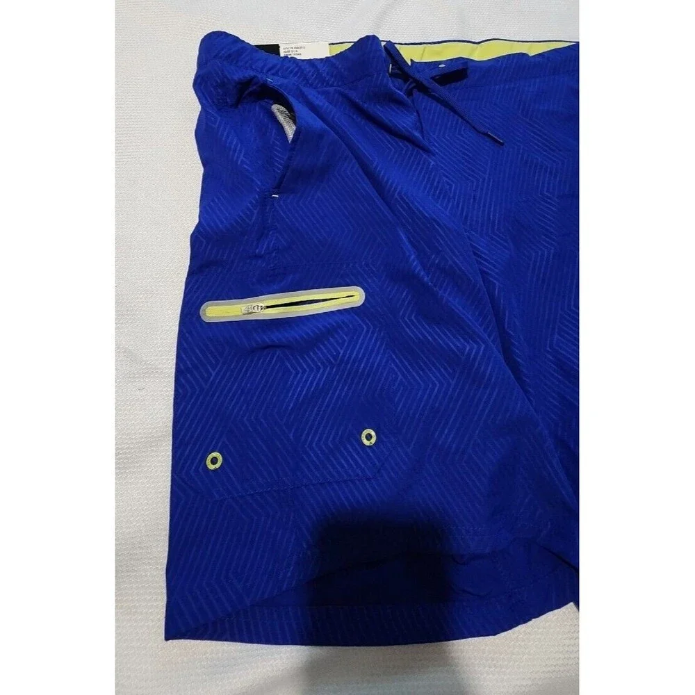 Zeroxposur Swim Trunks Size XXLARGE Color Blue With Pockets (B#7)